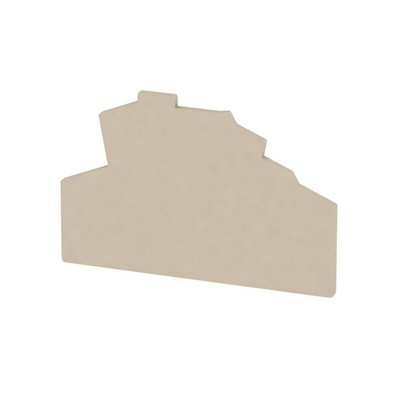 Weidmuller Z Series End Cover for Use with Terminal ZDK 2.5-2, Terminal ZDK 2.5-2 BL, Terminal ZDK 2.5-2 PE, Terminal