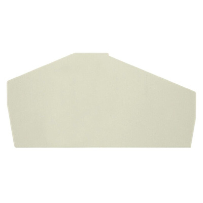 Weidmuller Z Series End Cover for Use with Terminal ZDK 2.5-2, Terminal ZDK 2.5-2 BL, Terminal ZDK 2.5-2 PE, Terminal