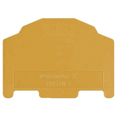 Weidmuller Z Series End Cover for Use with Modular Feed-Through Terminals