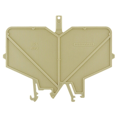 Weidmuller SAK Series End Cover for Use with SAK-Series Modular Terminals