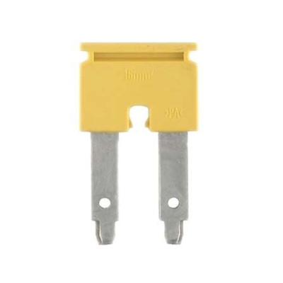 Weidmuller Z Series 2 Way Plug in Cross Connector for Use with Z Series Terminal