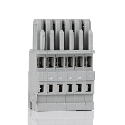 Wago 769 Series Female Plug, 6 Pole for Use with X-COM System 769 Series