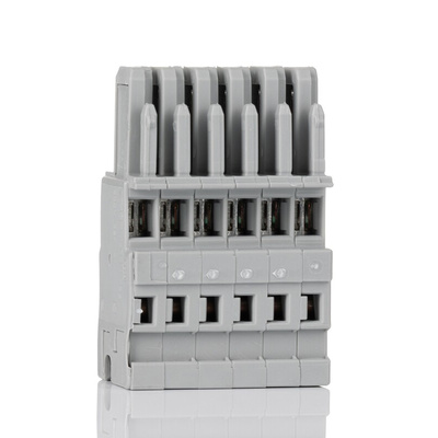 Wago 769 Series Female Plug, 6 Pole for Use with X-COM System 769 Series