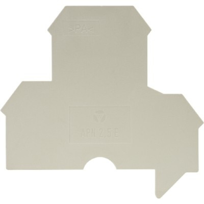 Wieland APN 2,5 E Series End Cover for Use with Multi-Tier Feed-Through Block with Screw Connection