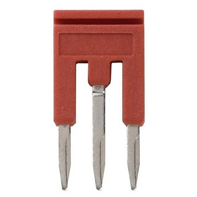 XW5S Short Bar for use with XW5G-P1.5-3 Grounding Terminal Block, XW5T-P1.5-3 Feed Through Terminal Block