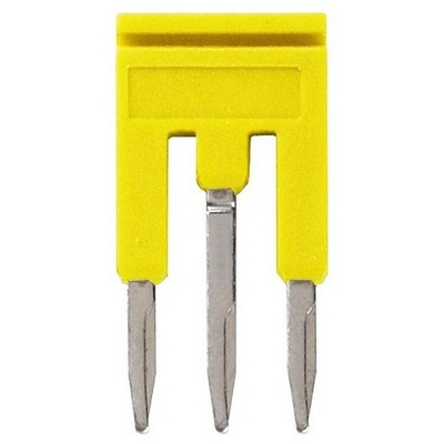 XW5S Short Bar for use with XW5G-P1.5-3 Grounding Terminal Block, XW5T-P1.5-3 Feed Through Terminal Block