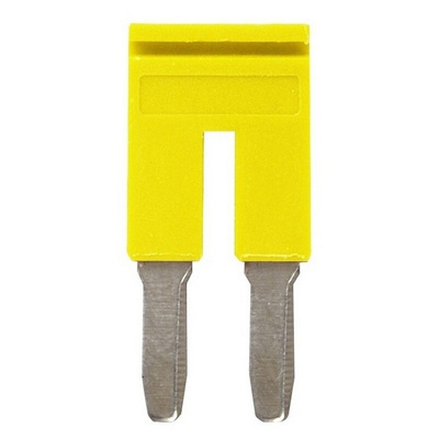 XW5S Short Bar for use with XW5G-P4.0-2 Grounding Terminal Block, XW5T-P4.0-2 Feed Through Terminal Block