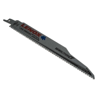 Lenox, 6 Teeth Per Inch 229mm Cutting Length Reciprocating Saw Blade, Pack of 1