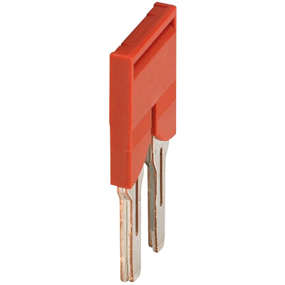 Schneider Electric TRA Series Plug-in Bridge for Use with TRR Spring Terminal, TRV Screw Terminal