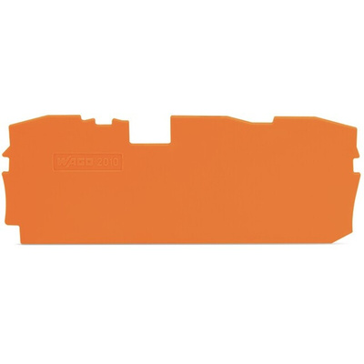 Wago TOPJOB S, 2010 Series End and Intermediate Plate for Use with 2010 Series Terminal Blocks