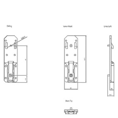 Siemens 6GK5798 Series Mounting Adapter for Use with SCALANCE W778/W778EEC/W738, SCALANCE WAM766-1/WAM766-1EEC/
