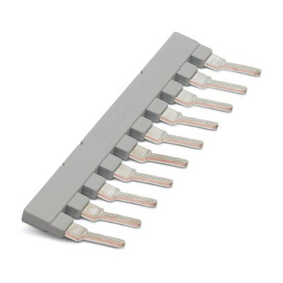 Phoenix Contact EB 10-15 Series Insertion Bridge for Use with DIN Rail Terminal Blocks