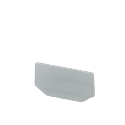 Phoenix Contact D-UVKB 4 Series End Cover for Use with DIN Rail Terminal Blocks