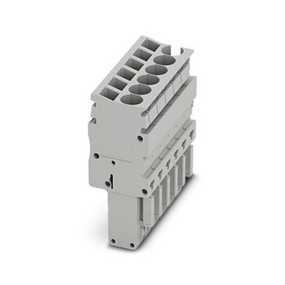Phoenix Contact SP-H 2.5/ 6 Series Terminal Plug for Use with Din Rail, 24A