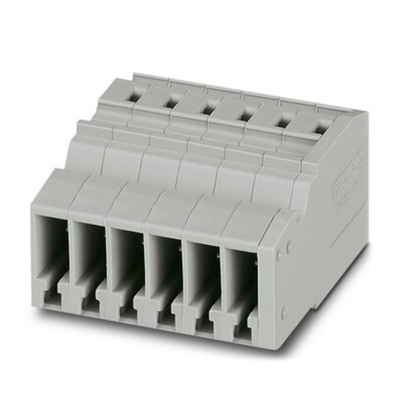 Phoenix Contact SC 2.5/ 6 Series Combi Receptacle for Use with DIN Rail Terminal Blocks, 24A
