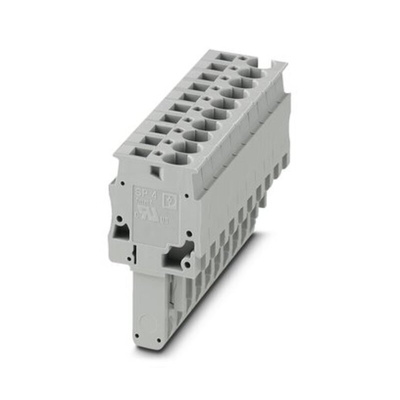 Phoenix Contact SP 4/10 Series Terminal Plug for Use with Din Rail, 32A
