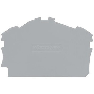 Wago TOPJOB S Series End And Intermediate Plate for Use with DIN Rail Terminal Block