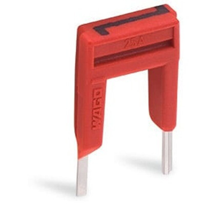 Wago TOPJOB S Series Continuous Jumper for Use with DIN Rail Terminal Block, 25A