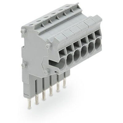 Wago TOPJOB S Series Modular Connector for Use with DIN Rail Terminal Block, 24A