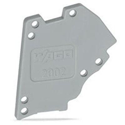 Wago TOPJOB S Series End Plate for Use with DIN Rail Terminal Block