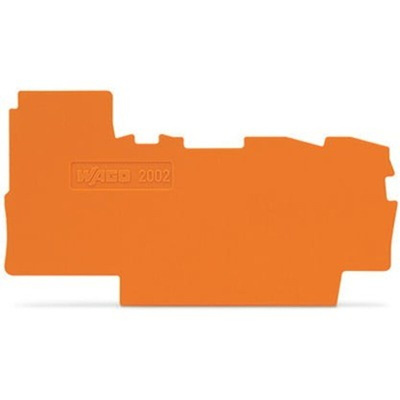 Wago TOPJOB S Series End and Intermediate Plate for Use with DIN Rail Terminal Block