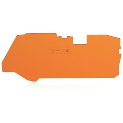 Wago TOPJOB S Series End and Intermediate Plate for Use with DIN Rail Terminal Block