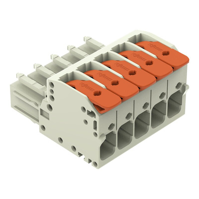 Wago 831 Series Female Connector for Use with Male Connector, 41A, CSA