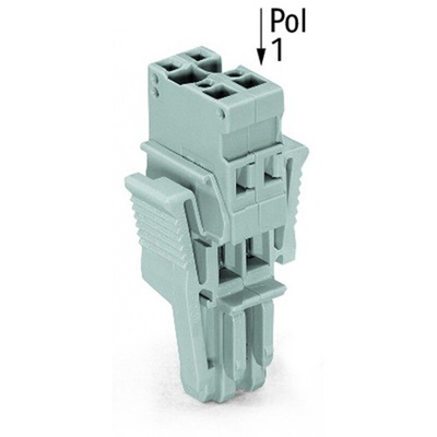 Wago 769 Series Female Connector for Use with Male Connector, 32A, CSA
