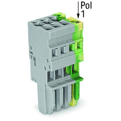 Wago 769 Series Female Connector for Use with Male Connector, 32A, CSA