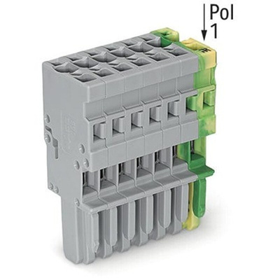 Wago 769 Series Female Connector for Use with Male Connector, 32A, CSA
