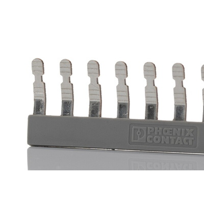 Phoenix Contact EB 10-5 Series Jumper Bar for Use with Modular Terminal Block