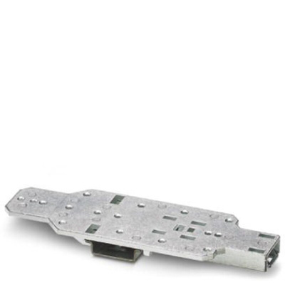 Phoenix Contact UTA 159 Series Electronic Housing-Universal DIN Rail Adapter for Use with Screwing on Switchgear, Solid