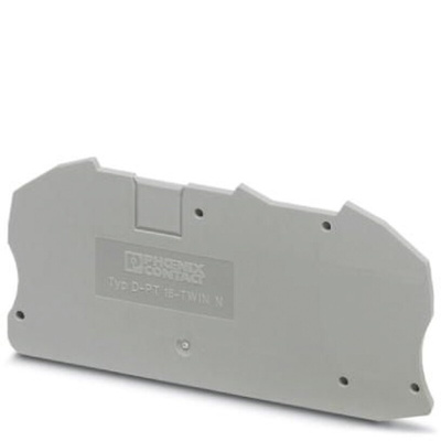 Phoenix Contact D-PT Series End Cover for Use with Modular Terminal Block