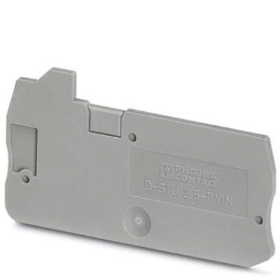 Phoenix Contact D-STU Series End Cover for Use with Modular Terminal Block