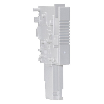 Wieland WBF Series Left Side Connector for Use with DIN Rail Terminal Block with Plug-In Connection