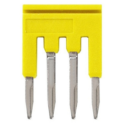 XW5S Short Bar for use with XW5G-P1.5-4 Grounding Terminal Block, XW5T-P1.5-4 Feed Through Terminal Block