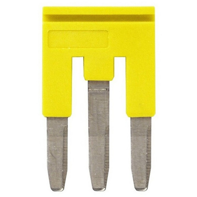 XW5S Short Bar for use with XW5G-P2.5-3 Grounding Terminal Block, XW5T-P2.5-3 Feed Through Terminal Block