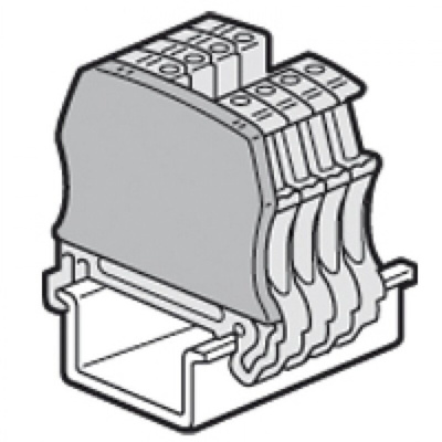 Legrand Viking Series End Cover for Use with DIN Rail Terminal Blocks