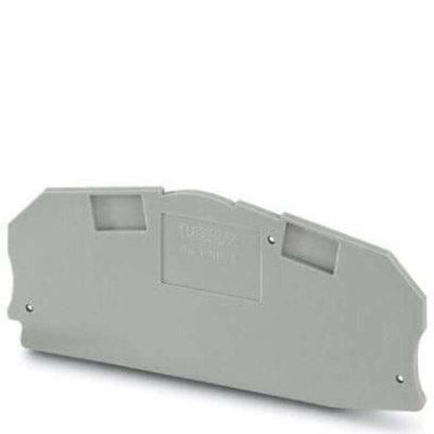 Phoenix Contact D-UTME Series End Cover for Use with DIN Rail Terminal Blocks