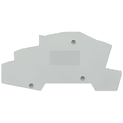 Siemens 8WH9000 Series End Cover for Use with DIN Rail Terminal Blocks