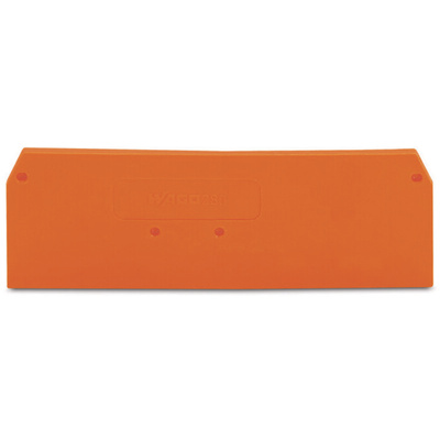 Wago 280 Series End and Intermediate Plate for Use with 280 Series Terminal Blocks