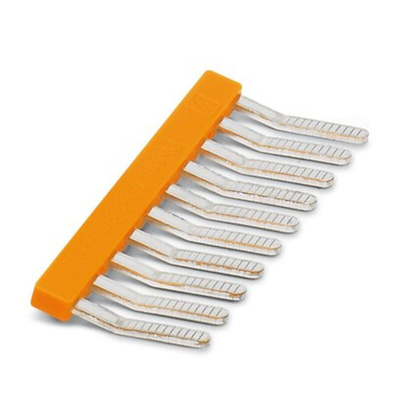 Phoenix Contact EBL 10- 5 OG Series Insertion Bridge for Use with DIN Rail Terminal Blocks