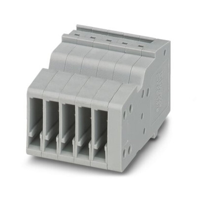Phoenix Contact PPC 1.5/S/ 5 Series Combi Receptacle for Use with DIN Rail Terminal Blocks, 17.5A