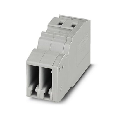 Phoenix Contact SC 2.5/ 2 Series Combi Receptacle for Use with DIN Rail Terminal Blocks, 24A