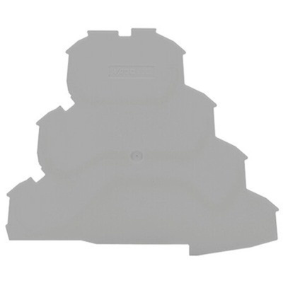 Wago TOPJOB S Series End and Intermediate Plate for Use with DIN Rail Terminal Block, IECEx
