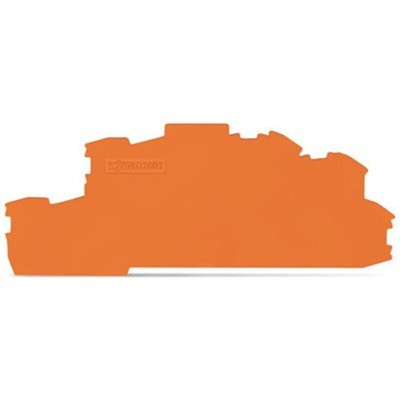 Wago TOPJOB S Series End and Intermediate Plate for Use with DIN Rail Terminal Block