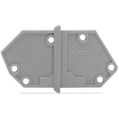 Wago 826 Series End Plate for Use with Terminal Block