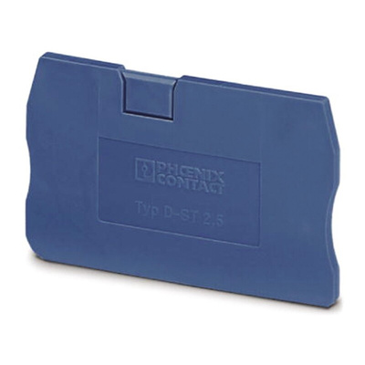 Phoenix Contact D-ST 2.5 BU Series End Cover