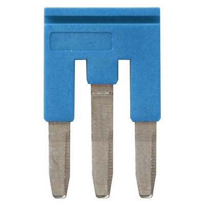 XW5S Short Bar for use with XW5G-P2.5-3 Grounding Terminal Block, XW5T-P2.5-3 Feed Through Terminal Block