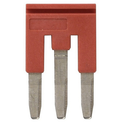 XW5S Short Bar for use with XW5G-P2.5-3 Grounding Terminal Block, XW5T-P2.5-3 Feed Through Terminal Block